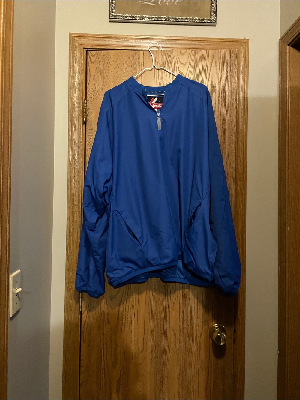 Majestic Men's Pullover Windbreaker - Blue